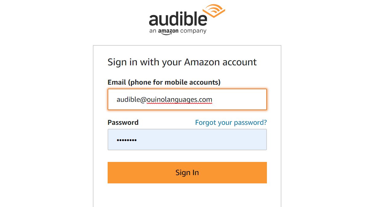 How to Learn a New language with Audible Ouino Languages